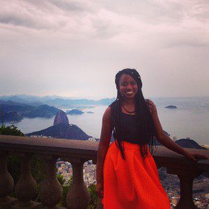 Ngozi in Brazil on the Project Management Global Business Experience. 