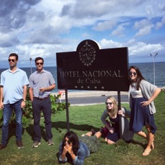 Emma with classmates on the Darden Cuba Global Business Experience in January 2016. 