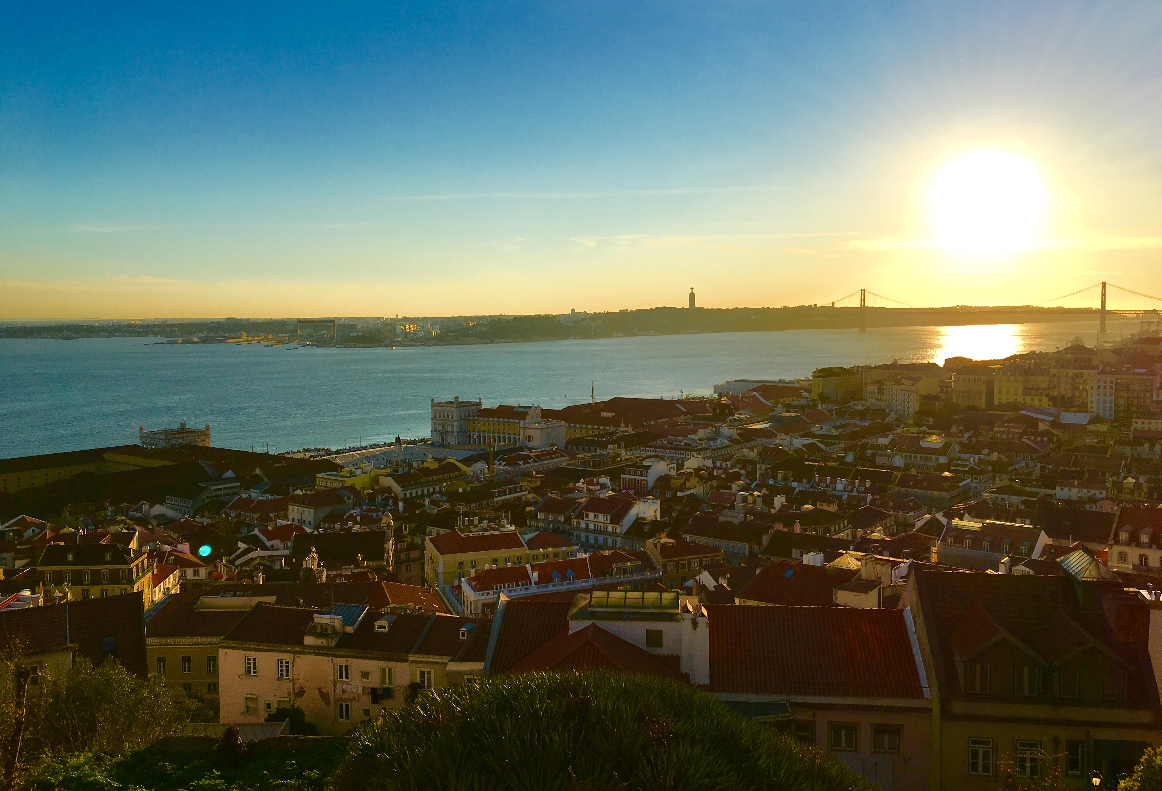 Photo by Dani looking out across Lisbon, Portugal. 