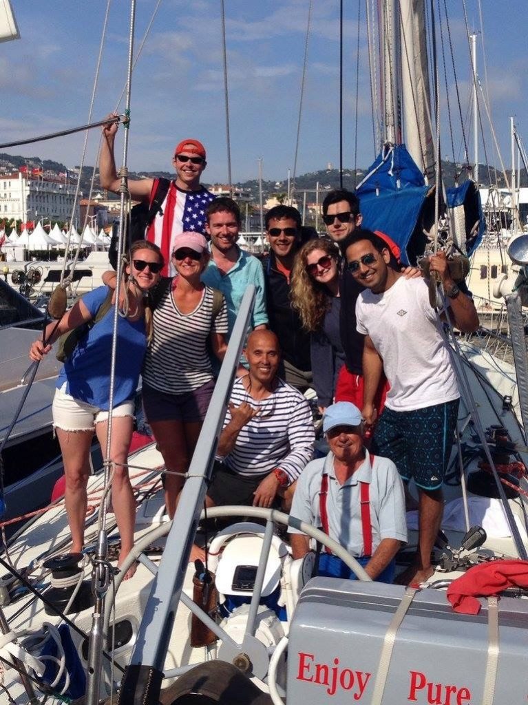 Sachin and his peers in Cannes. 
