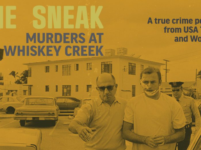A cover saying The Sneak murders at whiskey creek