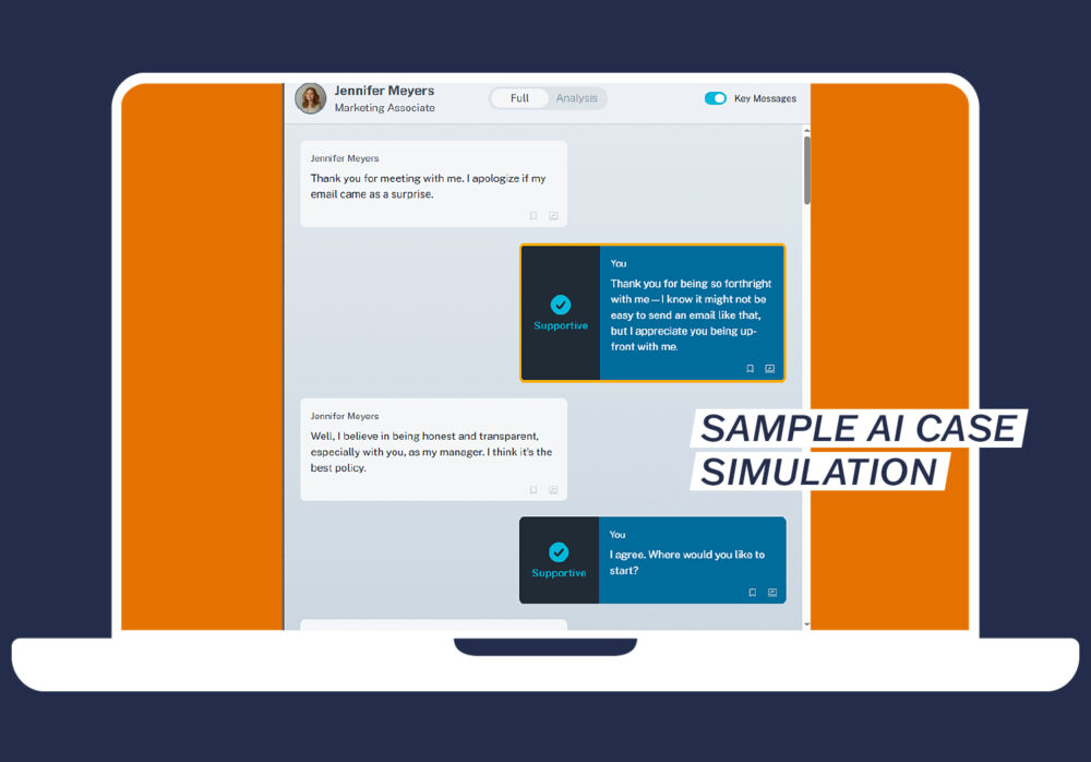 AI case simulation with Abilitie