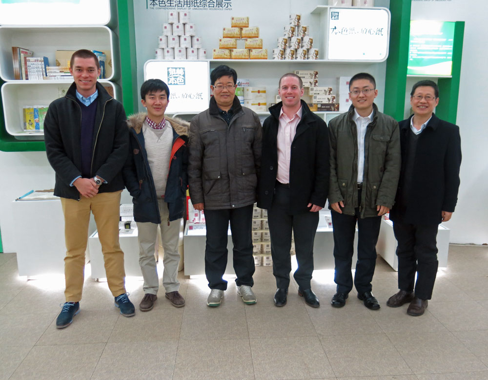 Four students worked on a GFE project that took them to China.  The client stated that "