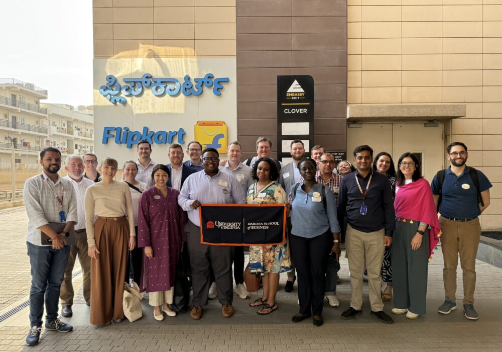 India GR students at a company visit to FlipKart